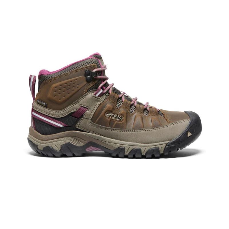 Keen | Targhee III Waterproof Wanderstiefel fur Damen-Weiss/Boysenberry