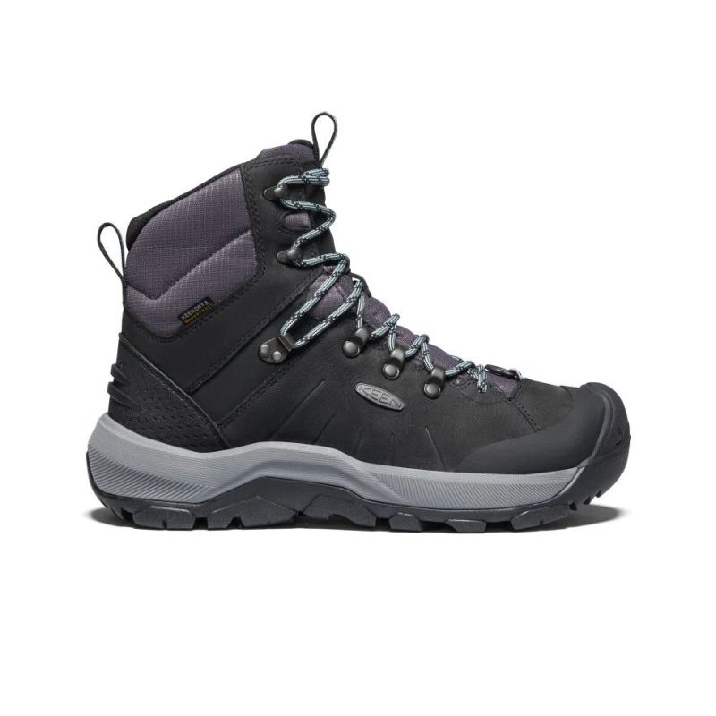 Keen | Revel IV Mid Polar Waterproof Wanderstiefel fur Damen-Black/Harbor Gray