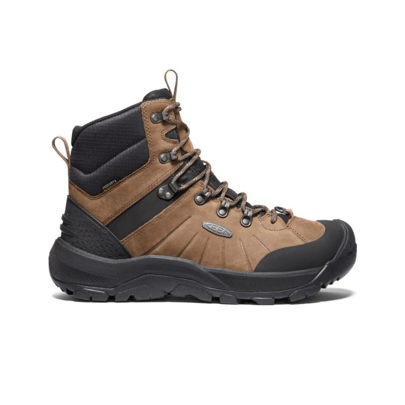 Keen | Revel IV Mid Polar Waterproof Winterstiefel fur Herren-Dark Earth/Caramel Caf