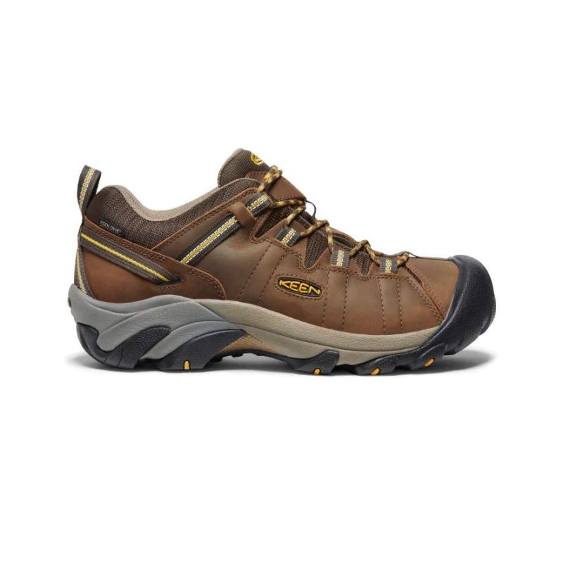 Keen | Targhee II Waterproof Wide Fit, Wanderschuh fur Herren-Cascade Brown/Golden Yellow