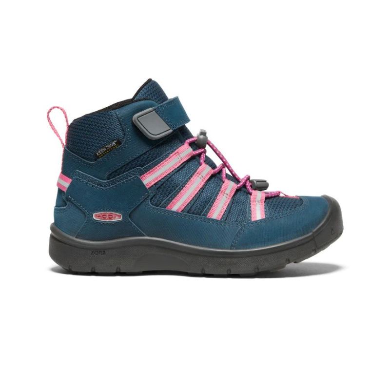 Keen | Hikeport II Waterproof Sport Sneakerstiefel fur Jugendliche-Blue Wing Teal/Fruit Dove