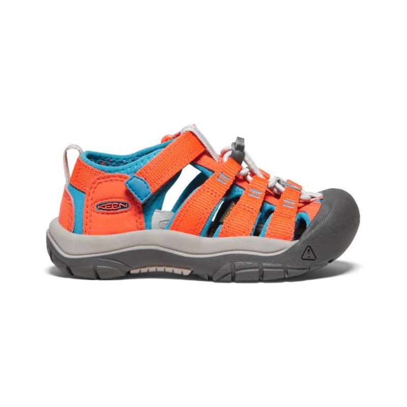 Keen | Newport H2 fur jungere Kinder-Safety Orange/Fjord Blue