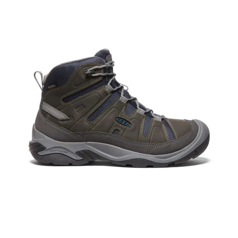 Keen | Circadia Waterproof Wanderstiefel fur Herren-Steel Grey/Legion Blue