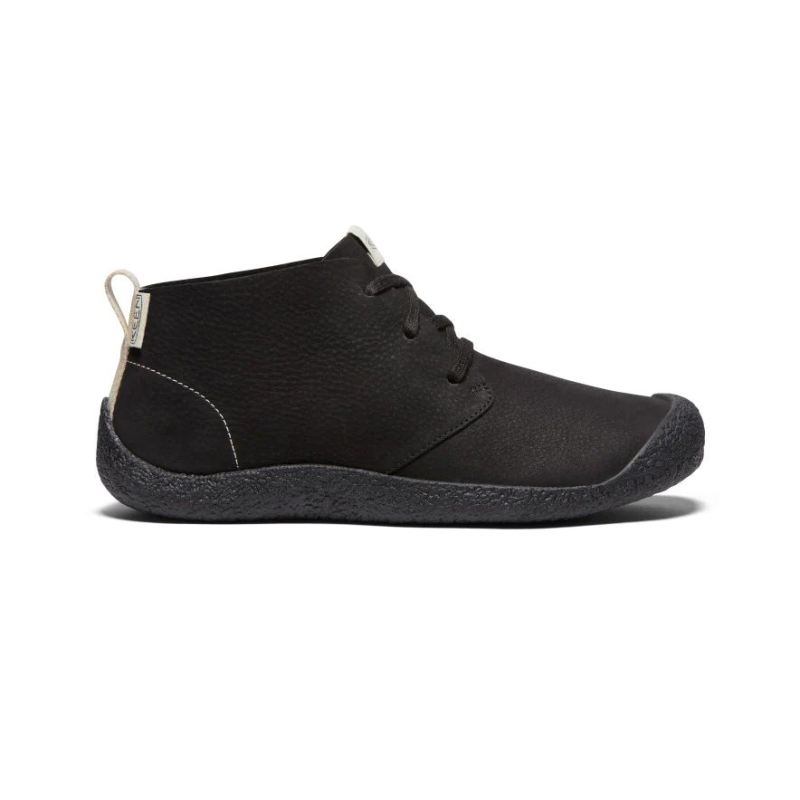 Keen | Mosey Leder-Chukka fur Herren-Black/Black