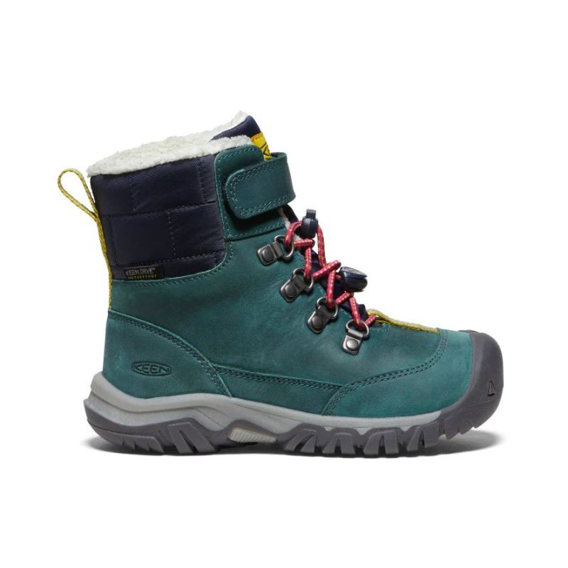 Keen | Kanibou Waterproof Winterstiefel fur jungere Kinder-Deep Lagoon/Jazzy