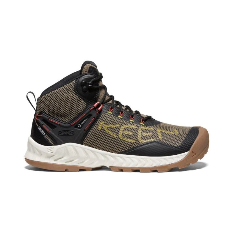 Keen | NXIS EVO Waterproof Mid fur Herren-Brindle/Citronelle