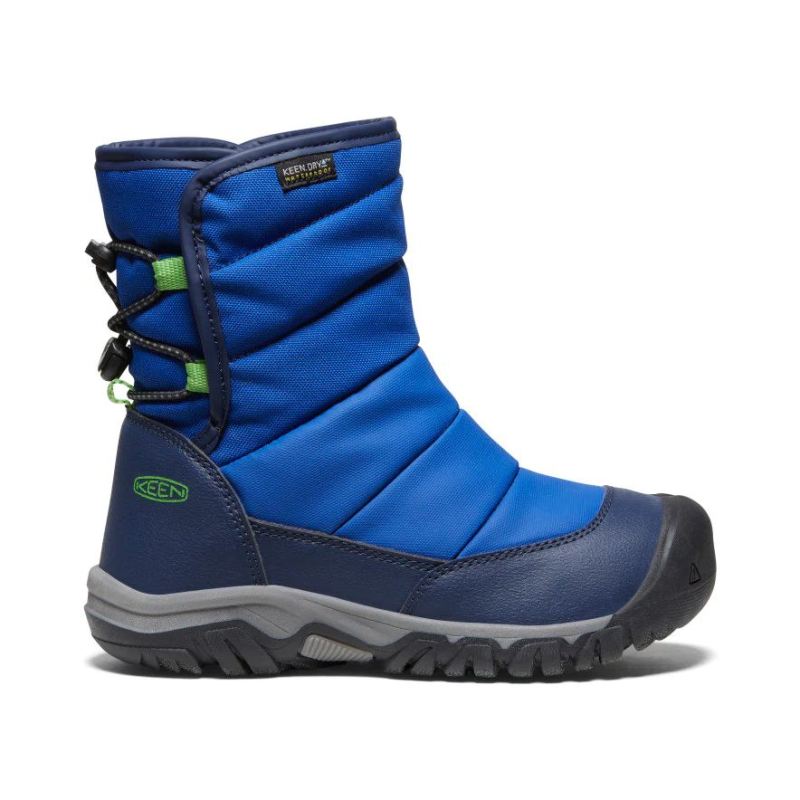 Keen | Puffrider Waterproof Winterstiefel fur Jugendliche-Naval Academy/Surf