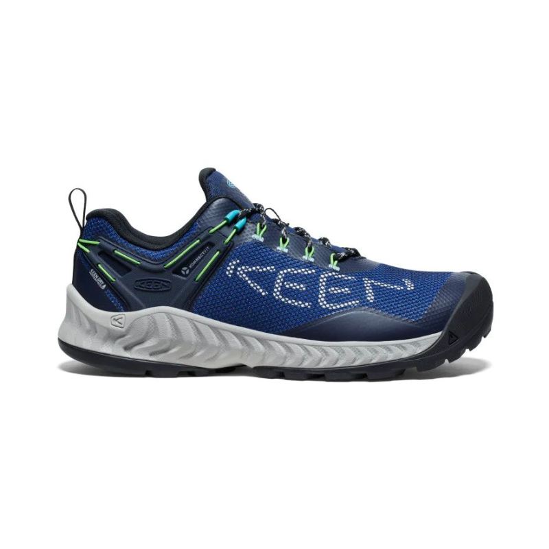 Keen | NXIS EVO Waterproof fur Herren-Sky Captain/Green Flash