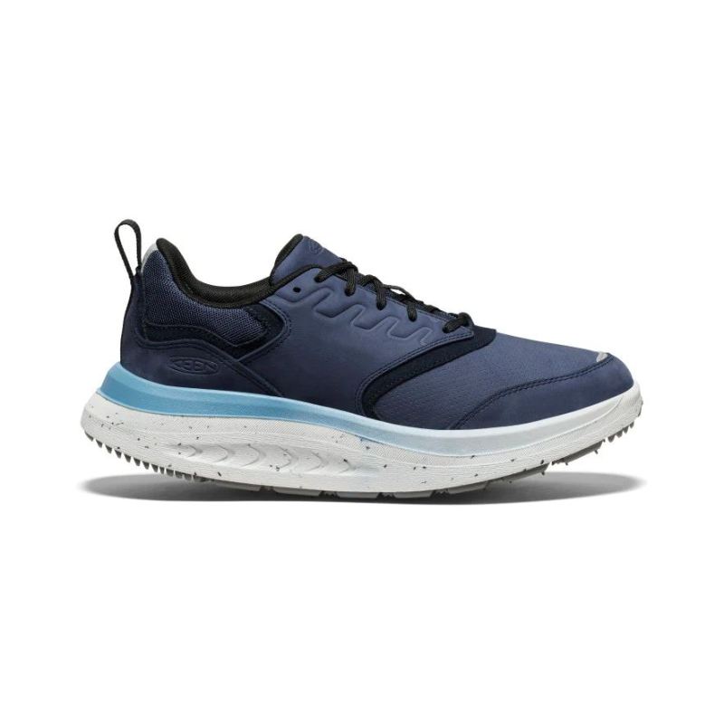 Keen | WK400 Leder Walking Schuhe fur Herren-Naval Academy/Blue Heaven