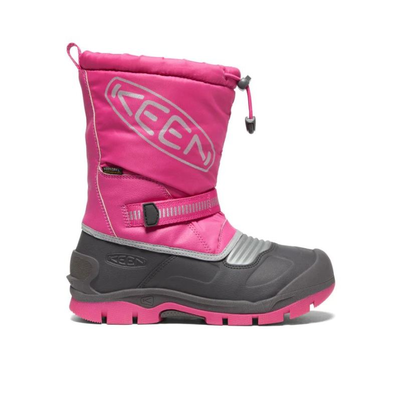 Keen | Snow Troll Waterproof Stiefel fur Jugendliche-Fuchsia Purple/Silver