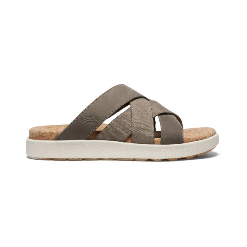 Keen | Elle Mixed Slide Sandalen fur Damen-Brindle/Birch