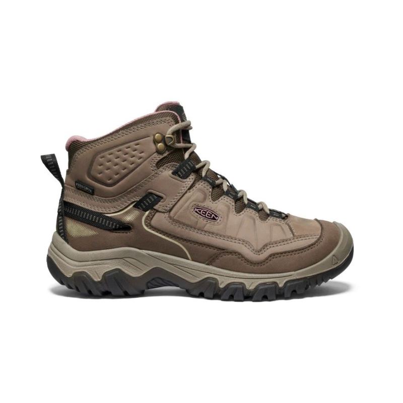 Keen | Targhee IV Waterproof Wanderstiefel fur Damen-Brindle/Nostalgia Rose